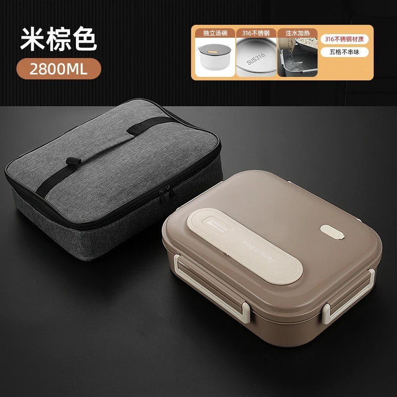 2800ML 316 Stainless Steel Lunch Box