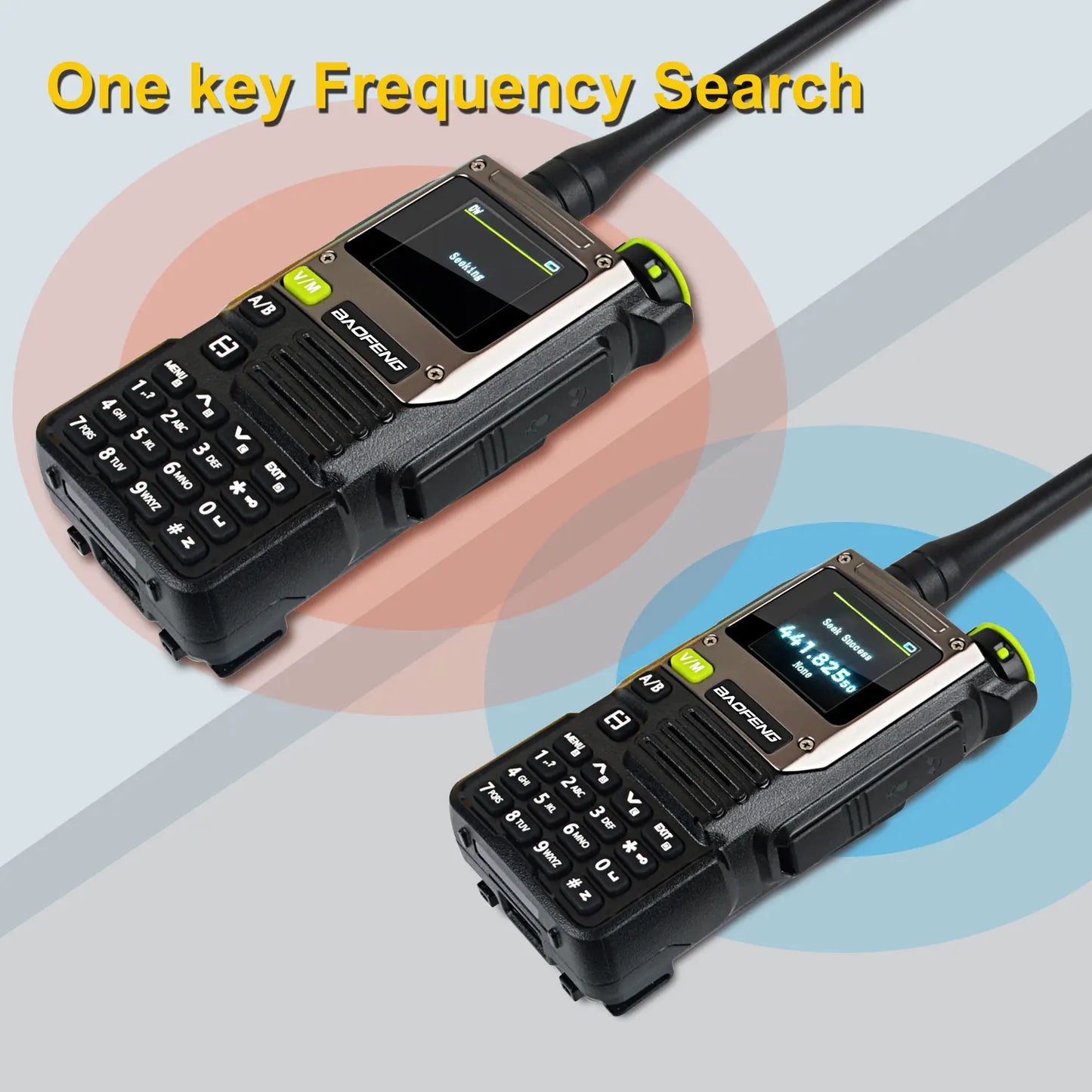 K61PRO Baofeng Air Band Walkie Talkie 65-600MHz