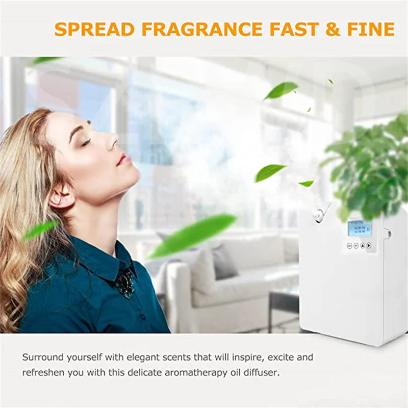 110V/220V Smart Large Area Essential Oil Diffuser Aroma Diffusor 300ml Auto Timer Device For Hotel Home Air Fragrant Atomizer