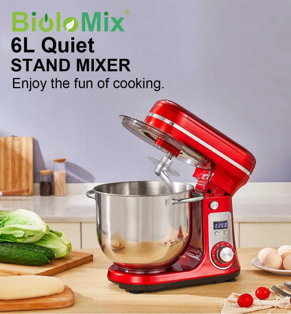 BioloMix 6L Kitchen Food Stand Mixer