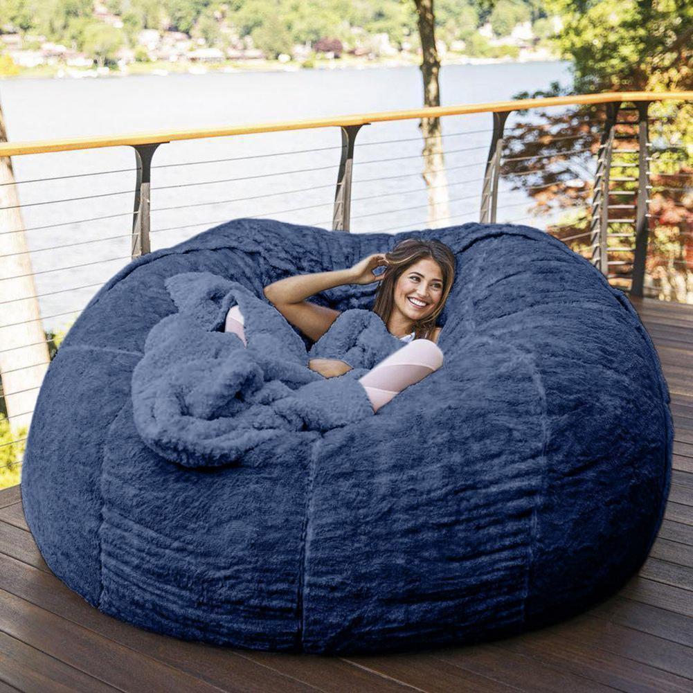 Giant Beanbag Pouf Sofa Bed Puff Futon Room Seat