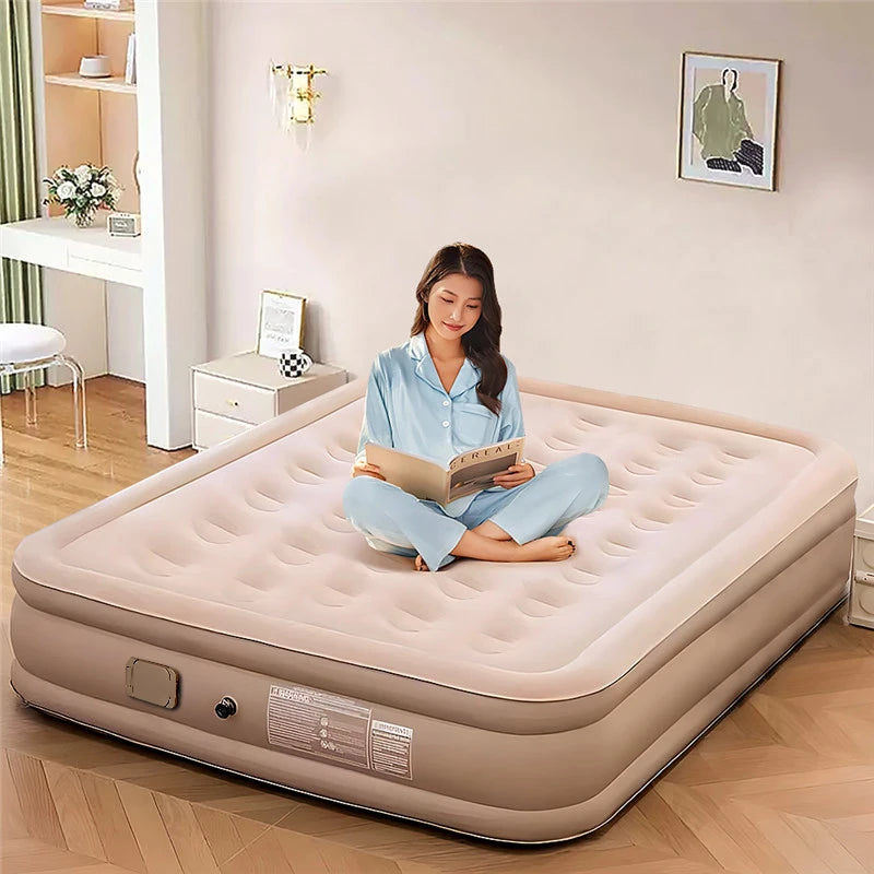 Air Mattress Camping Inflatable Bed Lazy Interior