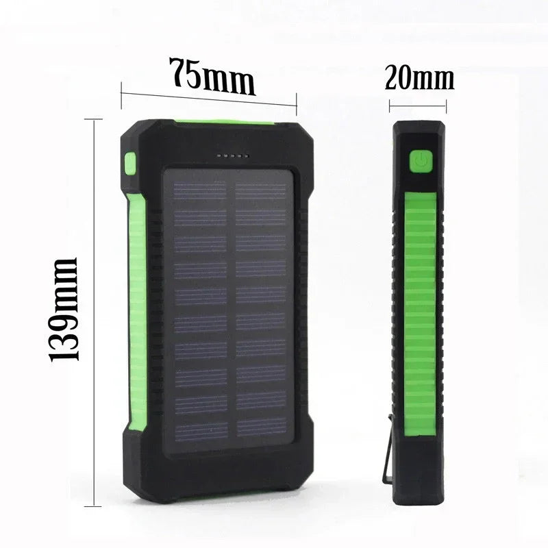 200000mAh Portable Solar Power Bank