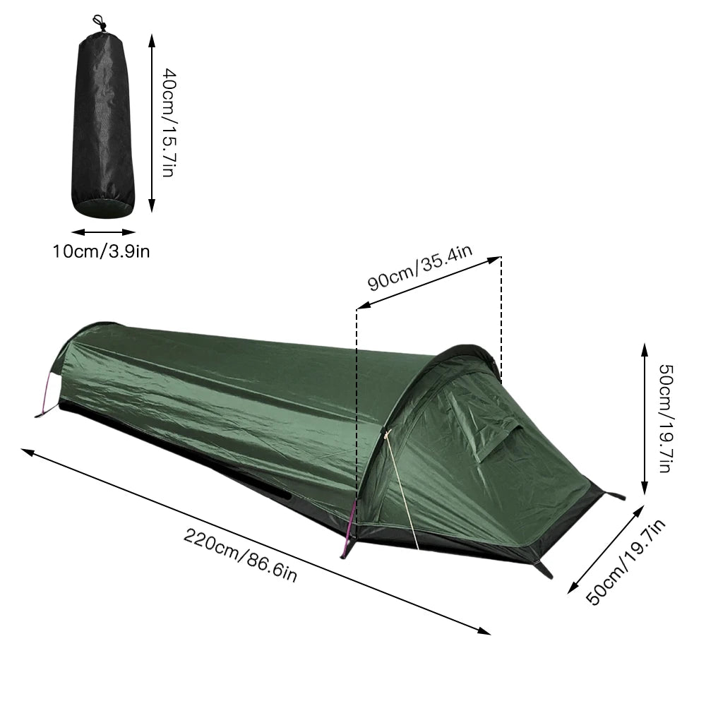 Backpacking Tent Outdoor Camping Sleeping Bag Tent Lightweight