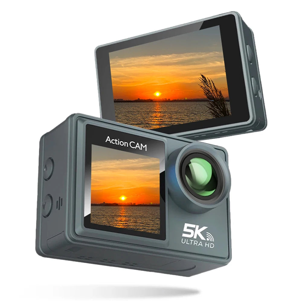 CERASTES Action Camera 5K/4K 60FPS WiFi