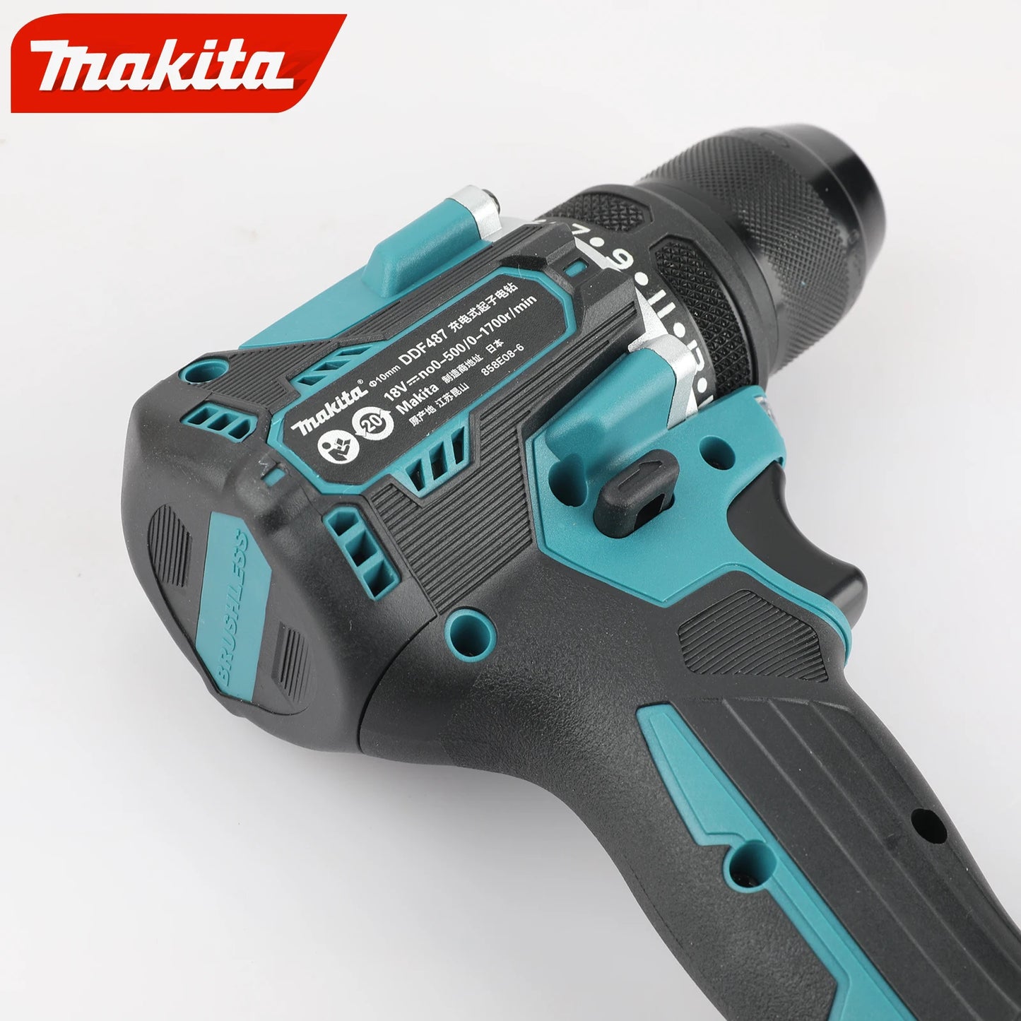 Makita DDF487-10 Cordless Driver Drill 18V LXT Brushless Motor