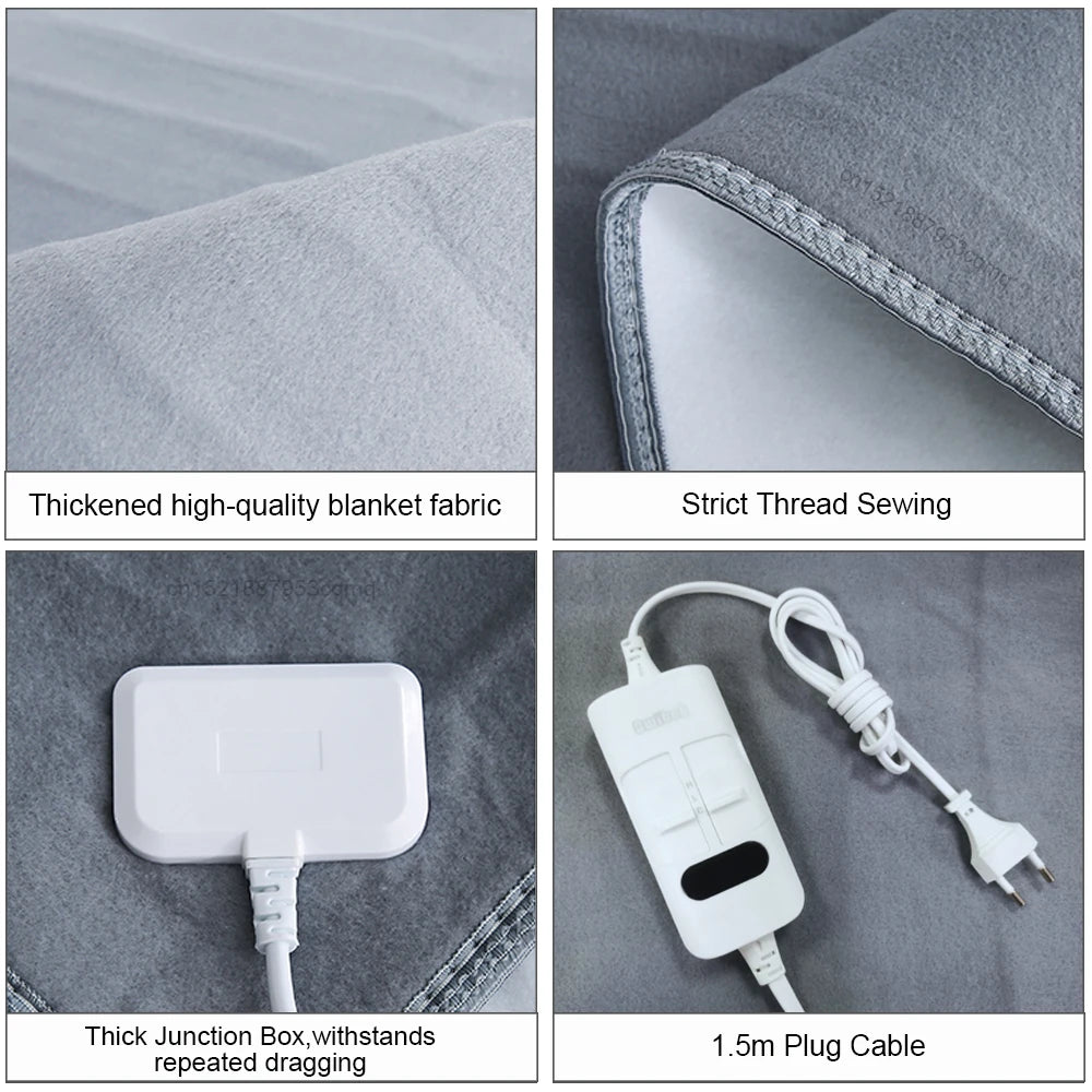 Electric Heated Mattress Pad with Automatic Thermostat