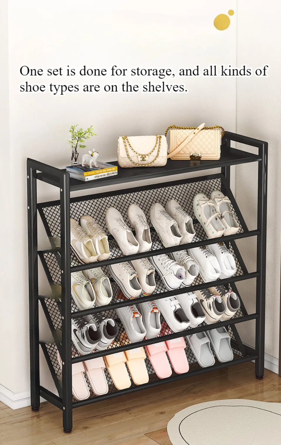 Household Simple Shoe Rack Multi-Storey Doorway