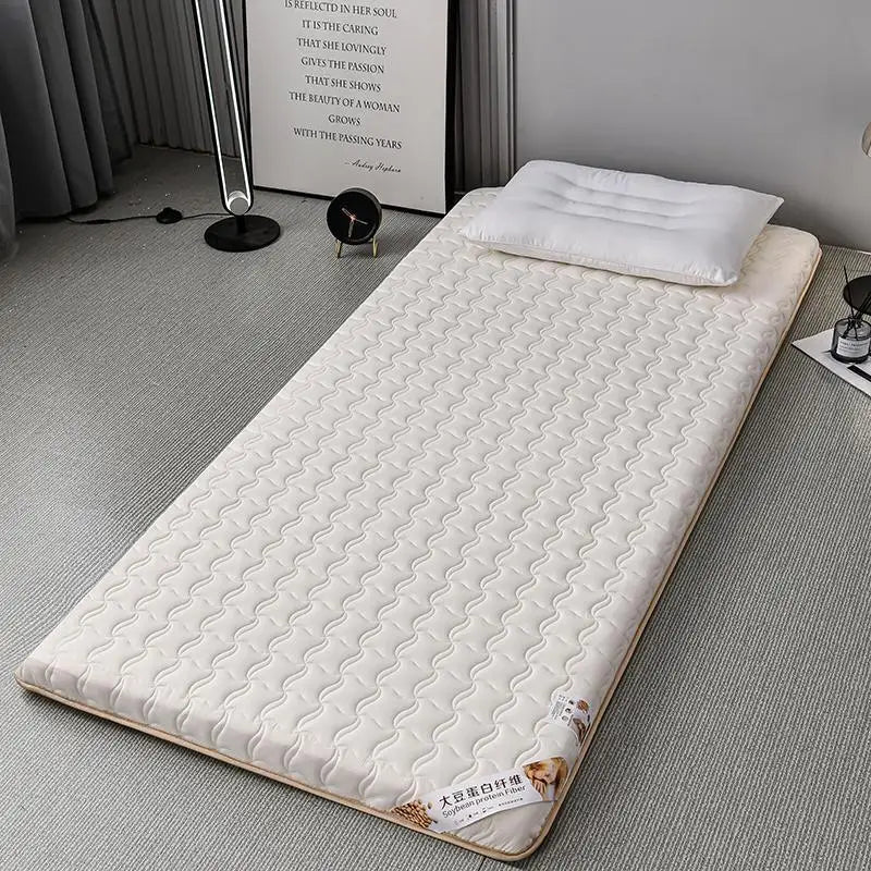 Thick Bed Mattress Toppers Memory Foam Magic Fabric Antibacterial