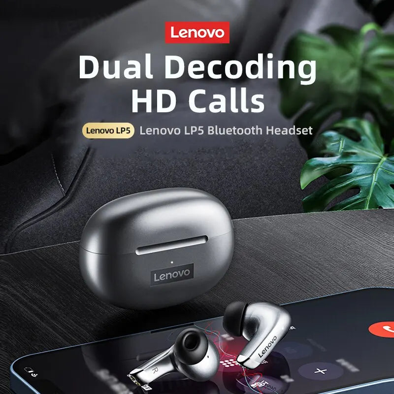 Choice Lenovo LP5 Wireless Bluetooth Earbuds HiFi