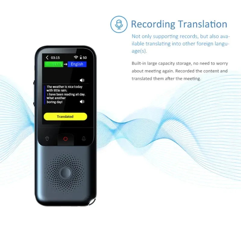 HONGTOP Translation Camera Device T11 Real-Time Smart Voice