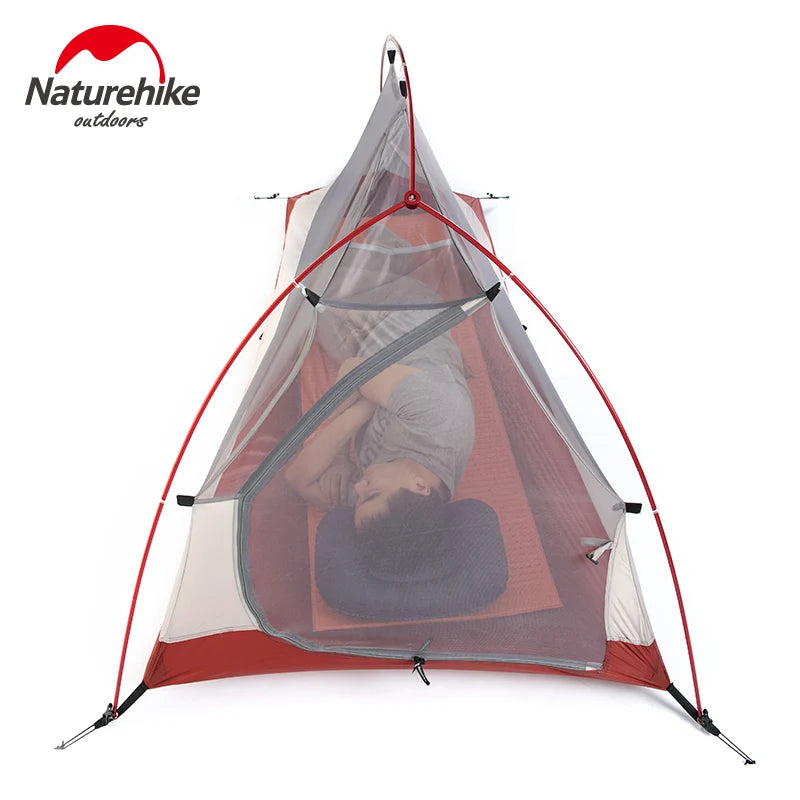 Nature Hike Outdoor Tent 3 Person 210T/ 20D Silicone Fabric Double-layer