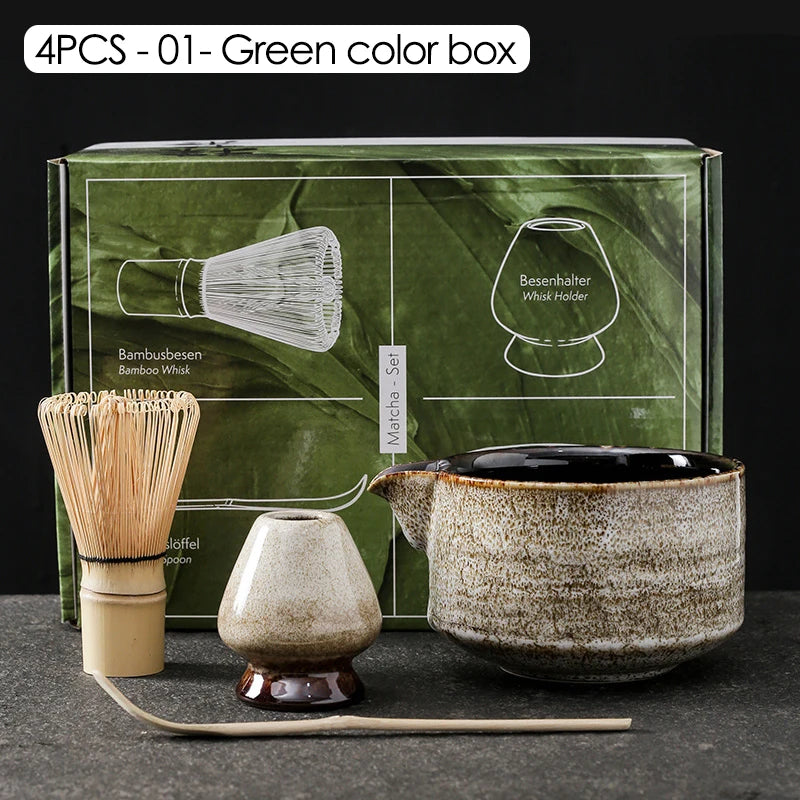 4/6/7PCS Japanese Matcha Blender Set