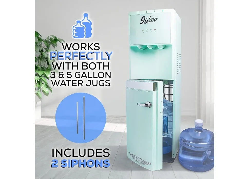 Retro Bottom Load Water Cooler Dispenser