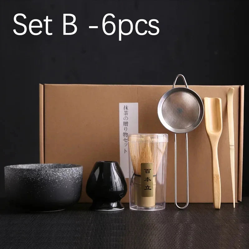 4/6/7PCS Japanese Matcha Blender Set