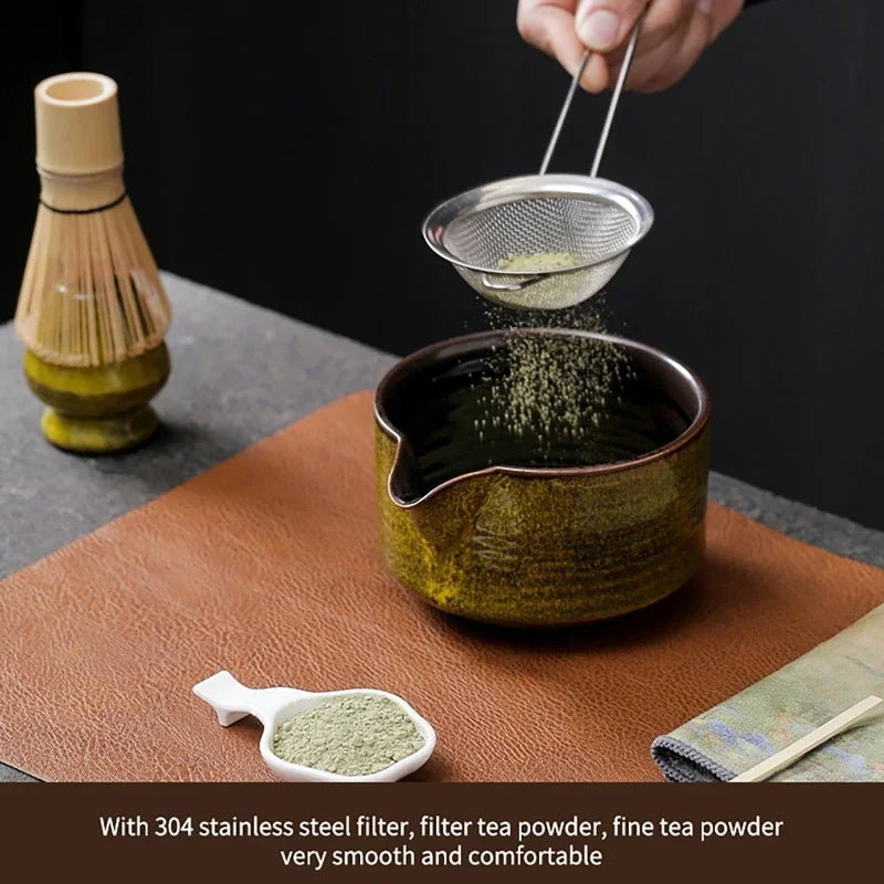 7pcs 4pcs Japanese Matcha Set Handmade