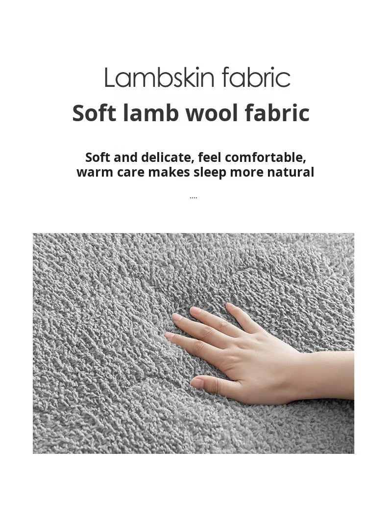 Household Thick and warm lamb wool mattress Foldable tatami mattress