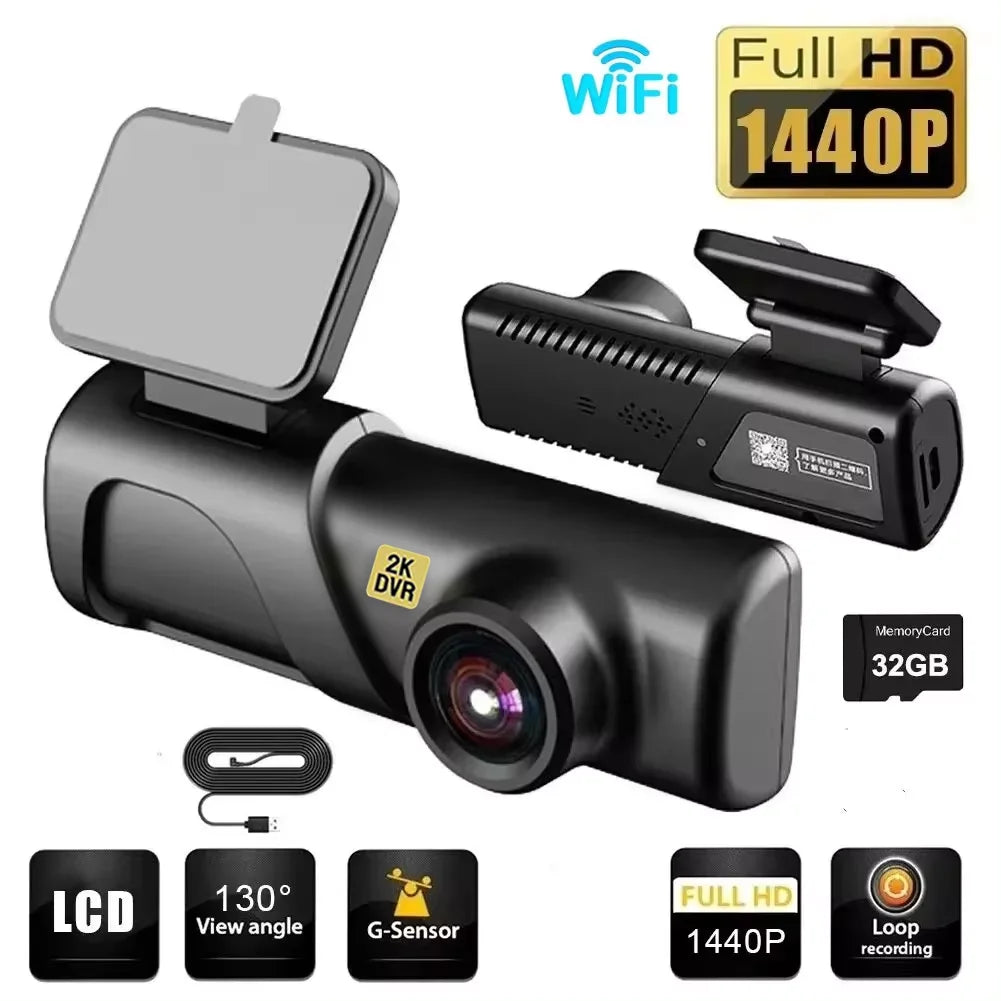 Czsky 2k 1440P HD WiFi Dash Cam