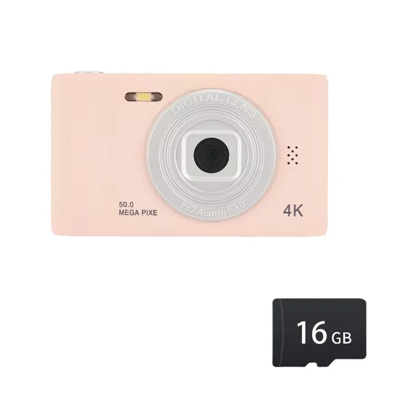 4K Digital Camera Travel Selfie Camara 50 Megapixels HD