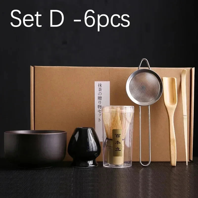 4/6/7PCS Japanese Matcha Blender Set