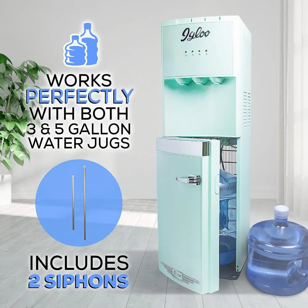 Retro Bottom Load Water Cooler Dispenser