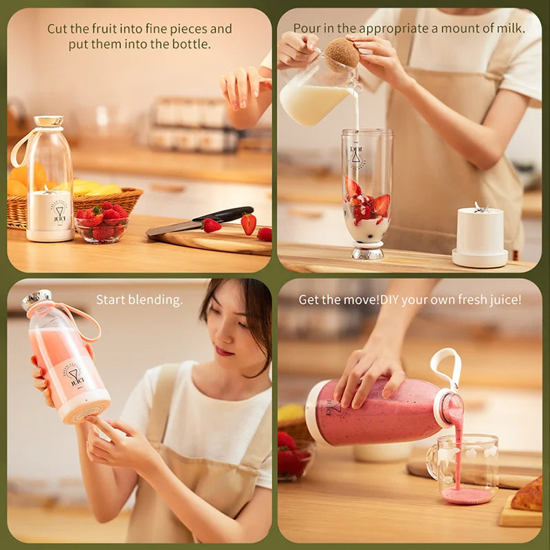 500ml 2400mAh Portable juicer