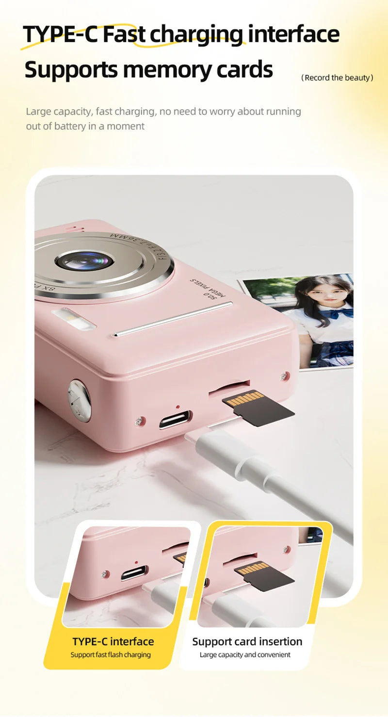 Xiaomi 4K Digital Camera Retro CCD Portable Card Camera