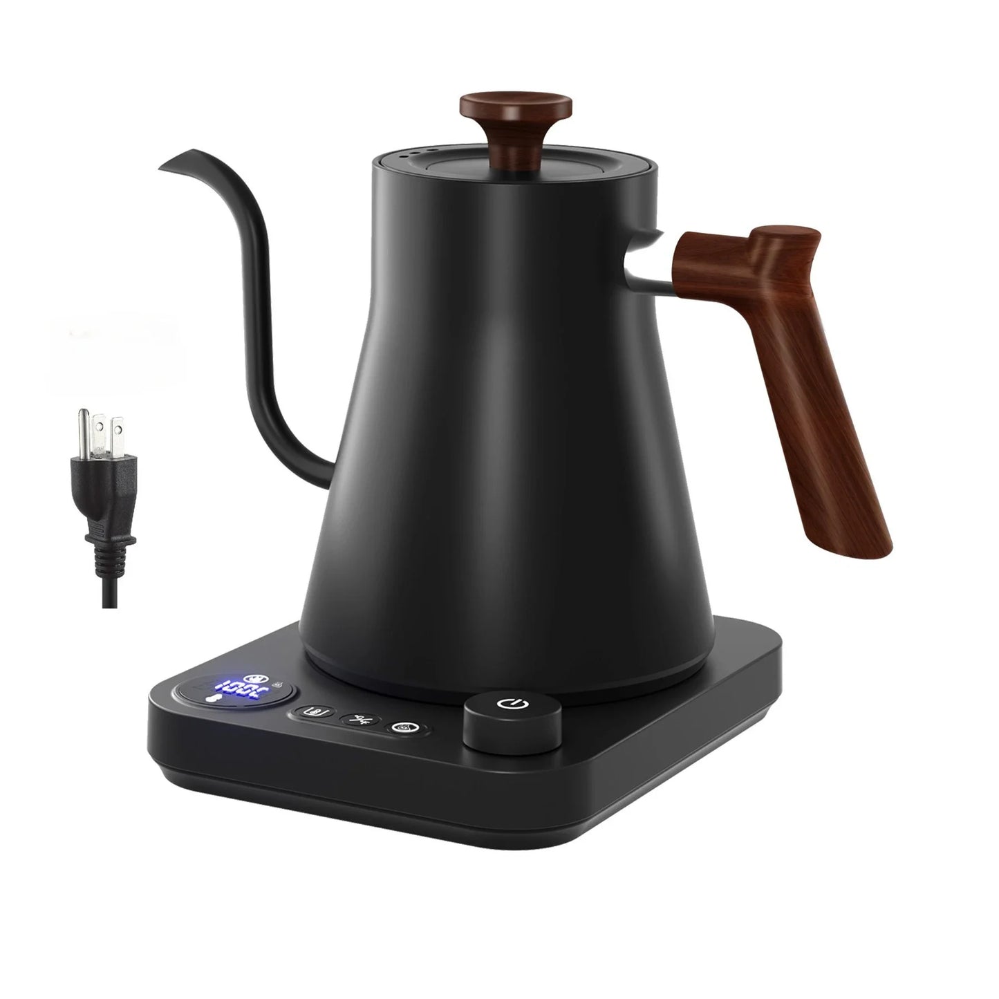 Electric Gooseneck Kettle 900ML Hand Brew Coffee Kettle