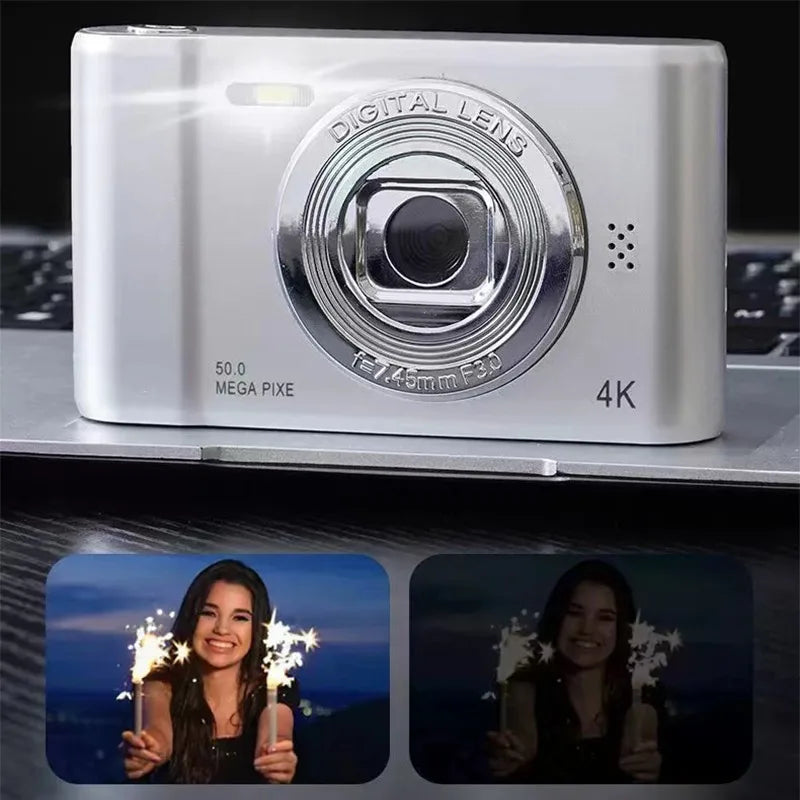 4K Digital Camera Travel Selfie Camara 50 Megapixels HD