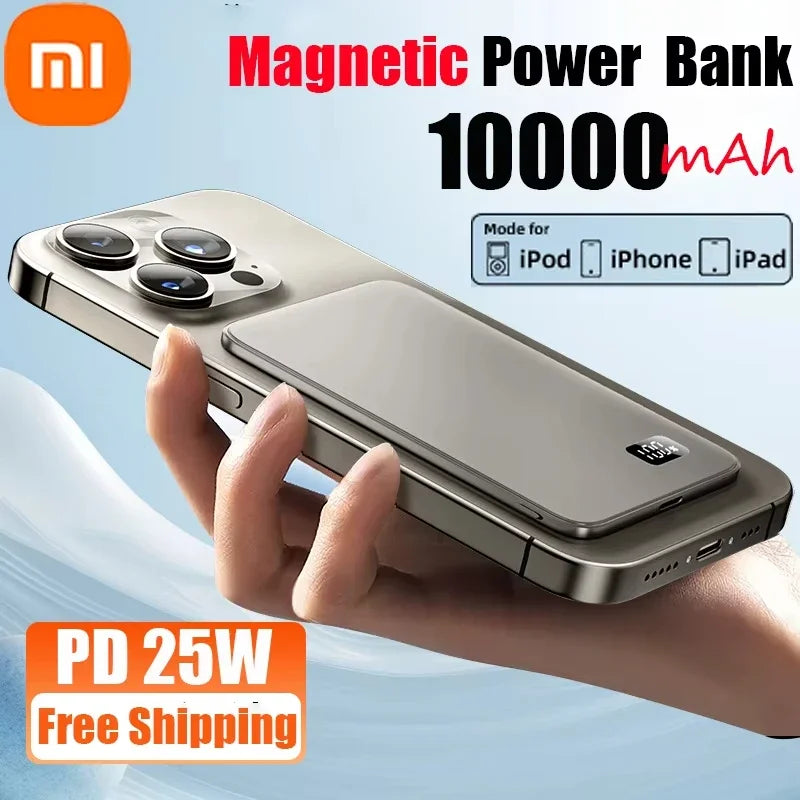 Xiaomi 10000mAh Thin Magnetic Wireless Power Bank PD25W