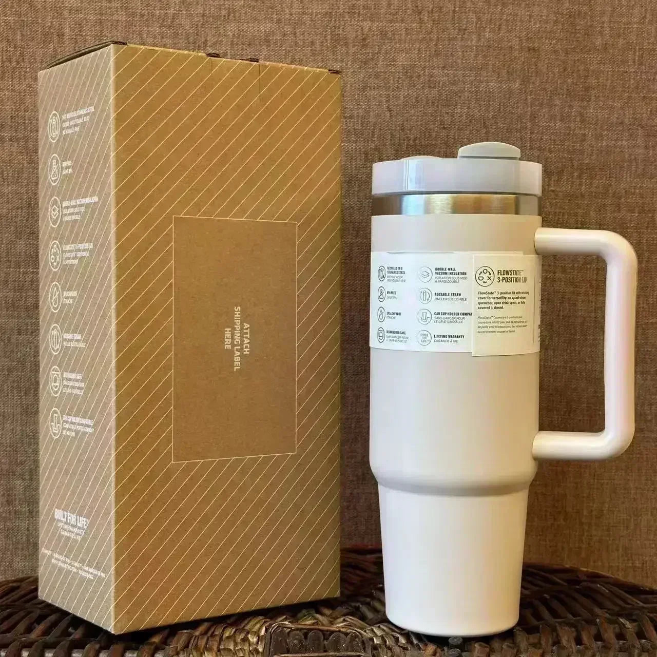 Stainless Steel Thermal Travel Mug 40oz