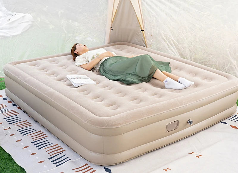 Air Mattress Camping Inflatable Bed Lazy Interior