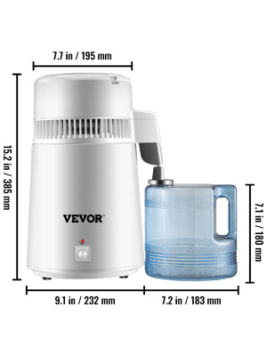 VEVOR Water Distiller 4L Inner Stainless Steel